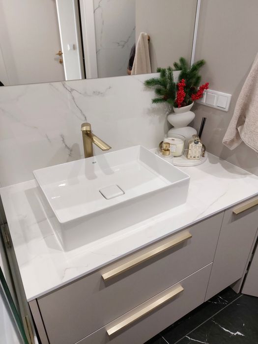 Blat kompaktowy HPL 12mm BIAŁY MARMUR