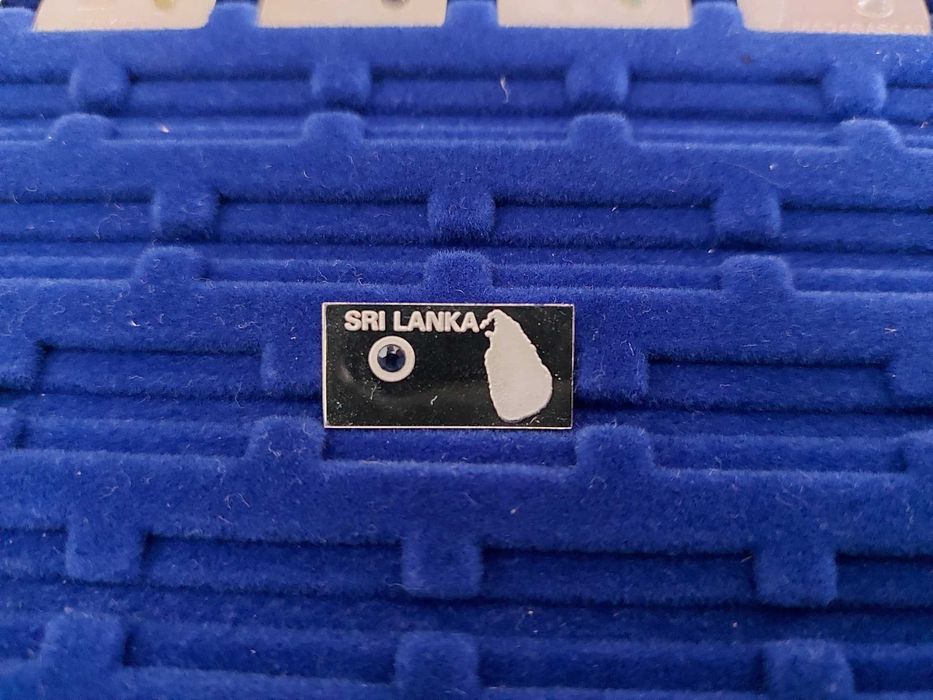 SAPPHIRE w srebrze - franklin mint SRI LANKA