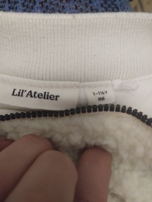 Модна дитяча курточка на  1 рік , 1.5 . Бренд Lil' Atelier. Італія.