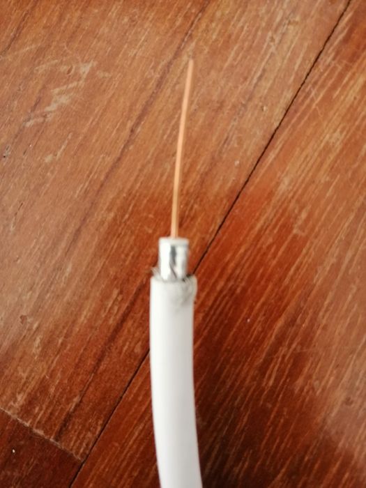 Cabo coaxial RG06, 75 metros