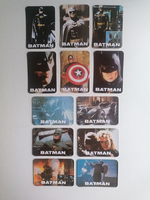 Set of 12 Batman movie calendars from 1990
