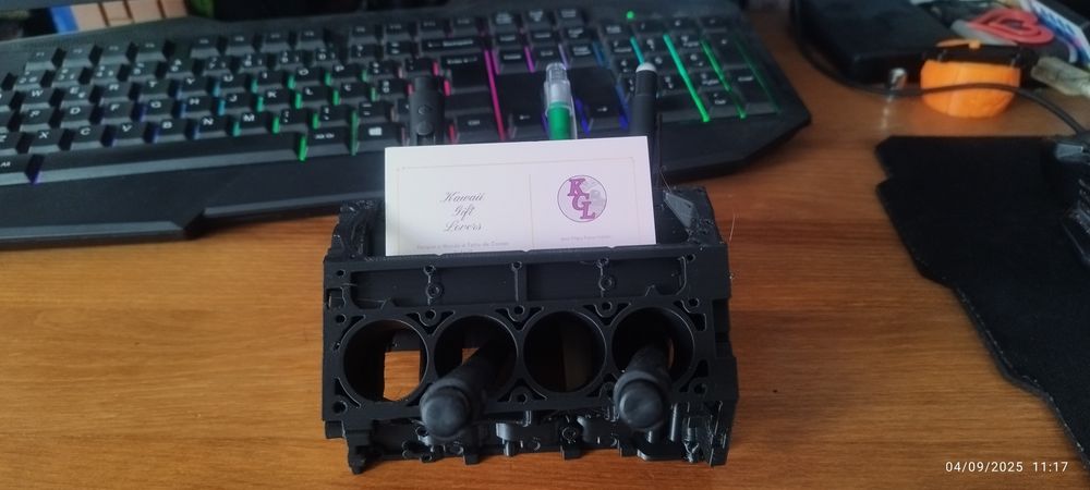 Suporte canetas e cartões V8