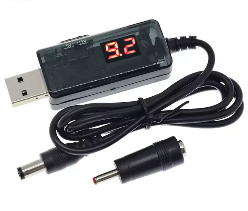 Кабель для роутеру від павербанку DC бустер 9v 12v