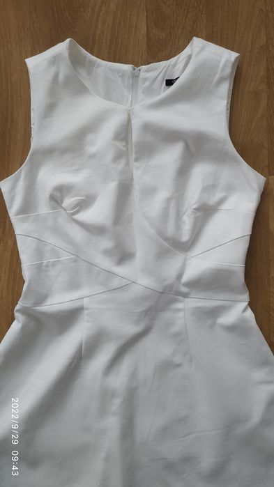 Biała sukienka wizytowa  Orsay 40