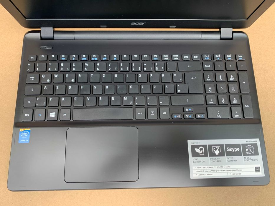 laptop 15,6" ACER E5-571-33SS