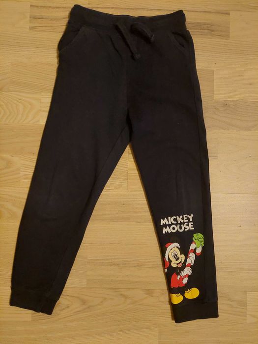 Spodnie dresowe roz116 Sinsay myszka Mickey spodenki