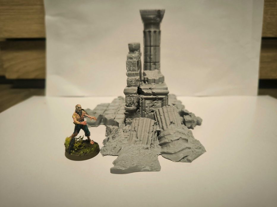 Małe ruiny 5 RPG Diorama Makieta (Zaginione Miasto)