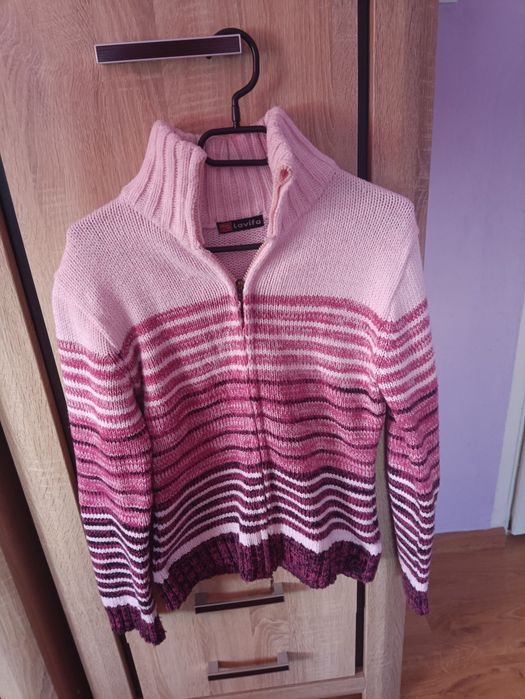 Bluza sweter różowa