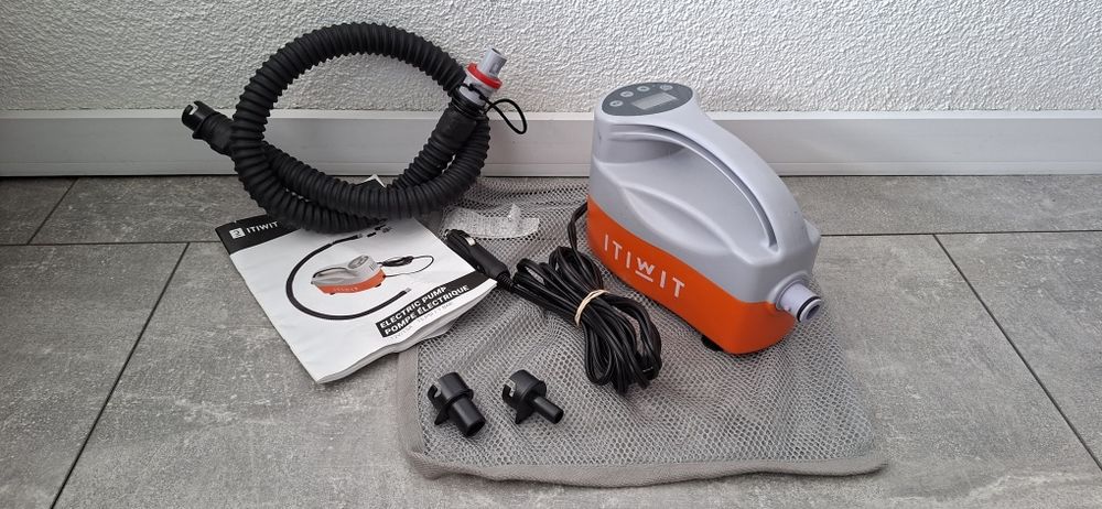 Pompka elektryczna Itiwit Decathlon 15 Psi / 1 bar / 12V / gwarancja / komplet /