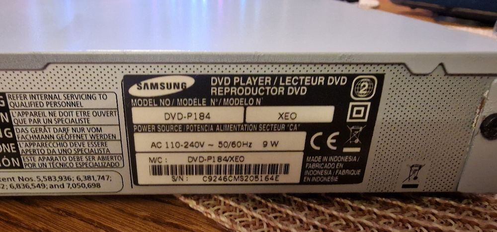 Samsung  DVD-P184/XEO