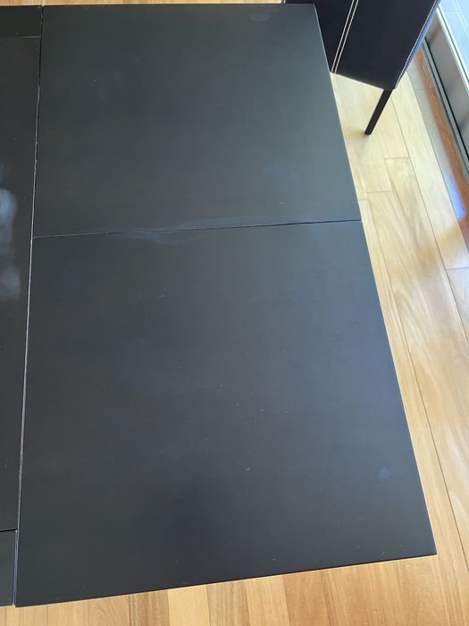 Mesa de jantar extensível + 6 cadeiras