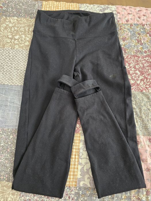 Legginsy do jogi czarne