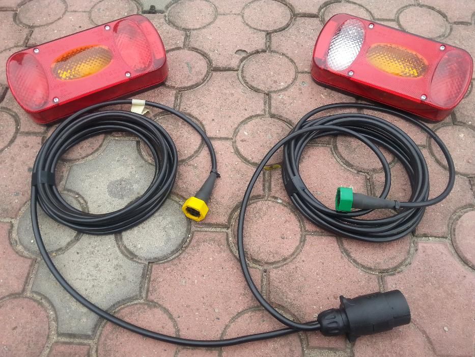 Gotowe oświetlenie, zestaw oświetlenia, przyczepa, laweta, szybkozłącz