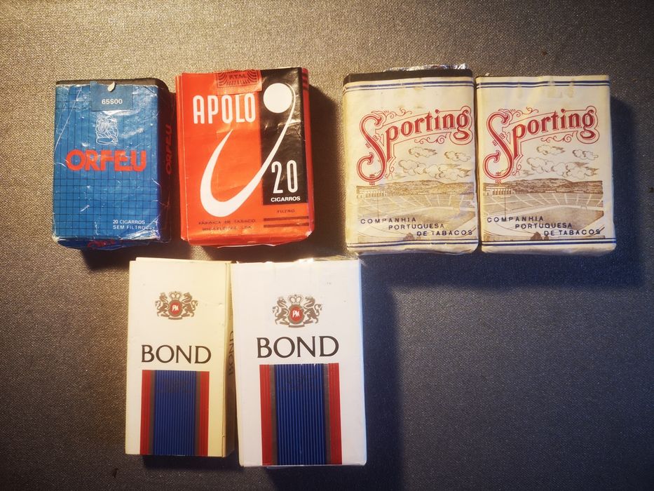 Maços de tabaco de coleçăo