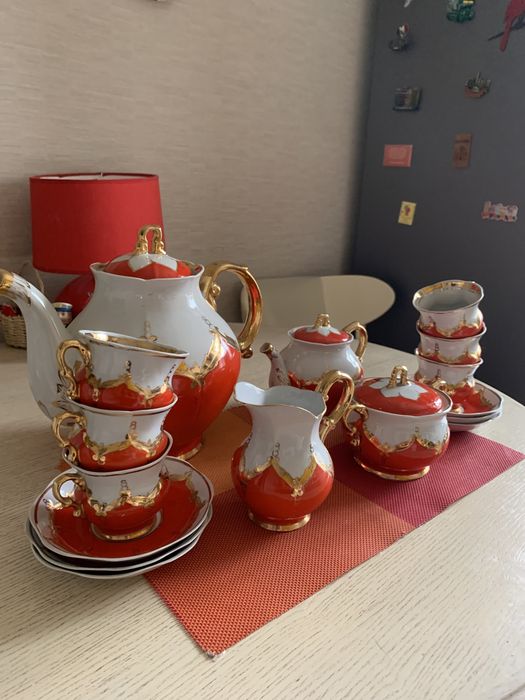 Раритетный сервиз времен СССР . Барановский фарфоровый завод