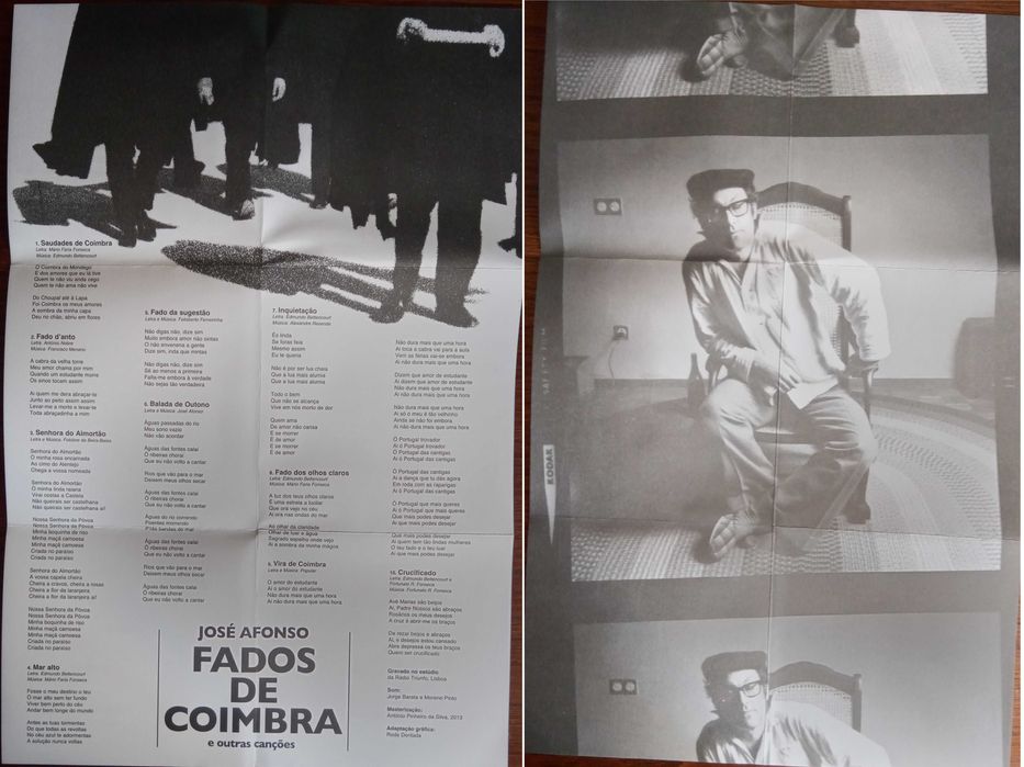 José Afonso	- - - - -		Fados de Coimbra e Outras Canções	- - - - -	CD