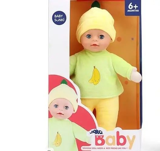 АКЦІЯ! Пупс мягконабивной лялька кукла 1852, музикальна