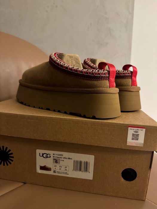 SALE Avstralia UGG Tasman Tazz Slipper Platform Chestnut (in box)