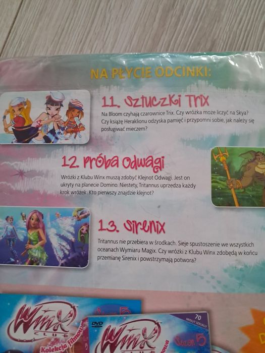Nowa! Gazetka Winx z płytą Dvd