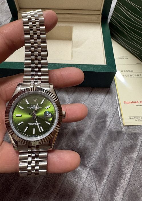 Rolex DateJust verde