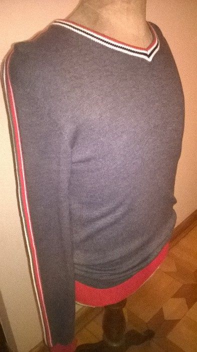 sweter męski cropp S szary