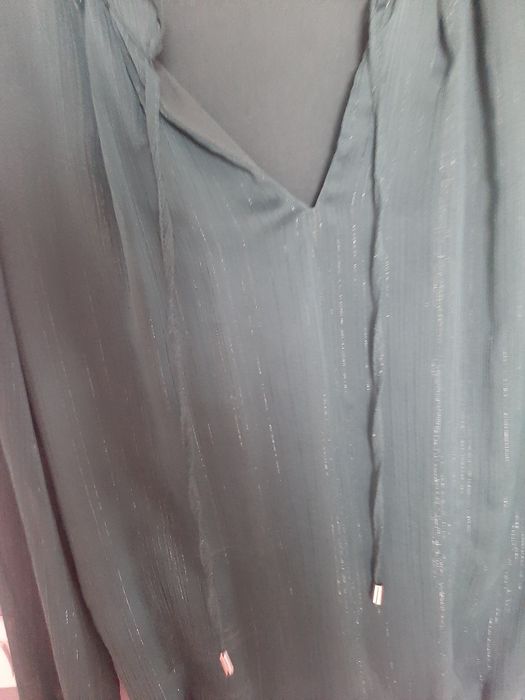 Bluzka koszula z błyszczącą nitką