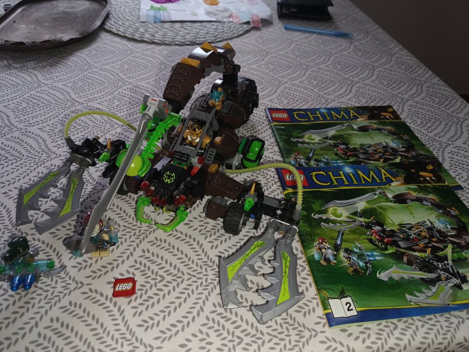 Lego Chima 70132 duży kompletny zestaw z instrukcją unikat kg