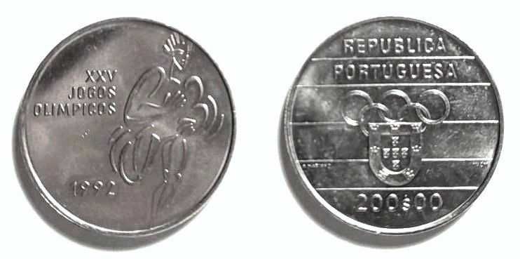 Portuguese Coins - 200$ Escudos (Barcelona Olympic Games)