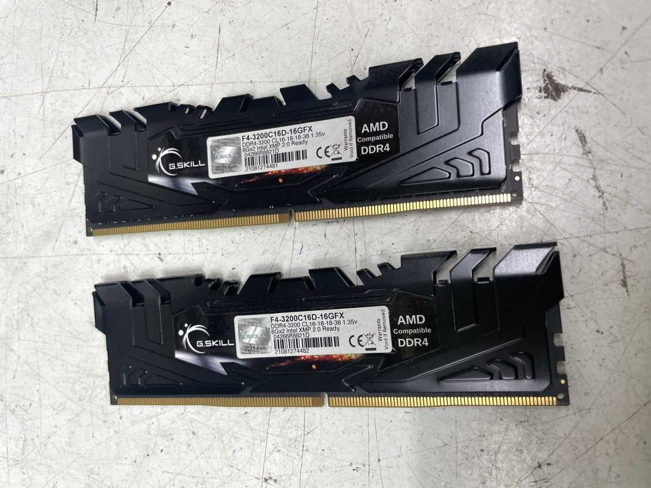 Оперативная память G.Skill 16Gb (Kit of 2x8Gb) DDR4-3200 PC4-25600 Cl16 Flare X