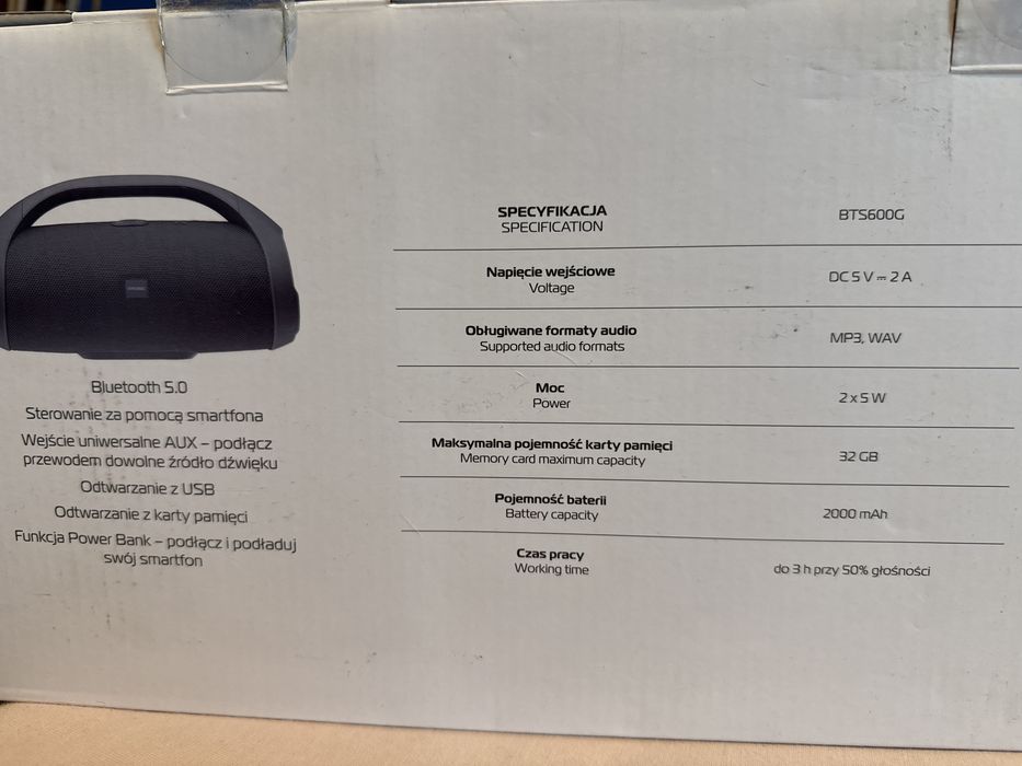 Głośnik USB Przenośny Bluetooth
