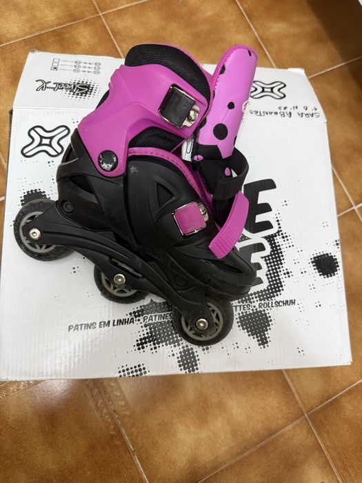 Patins em linha usado