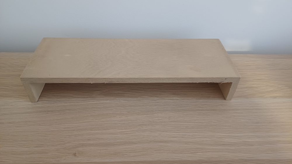 4 bases de madeira (exposição)