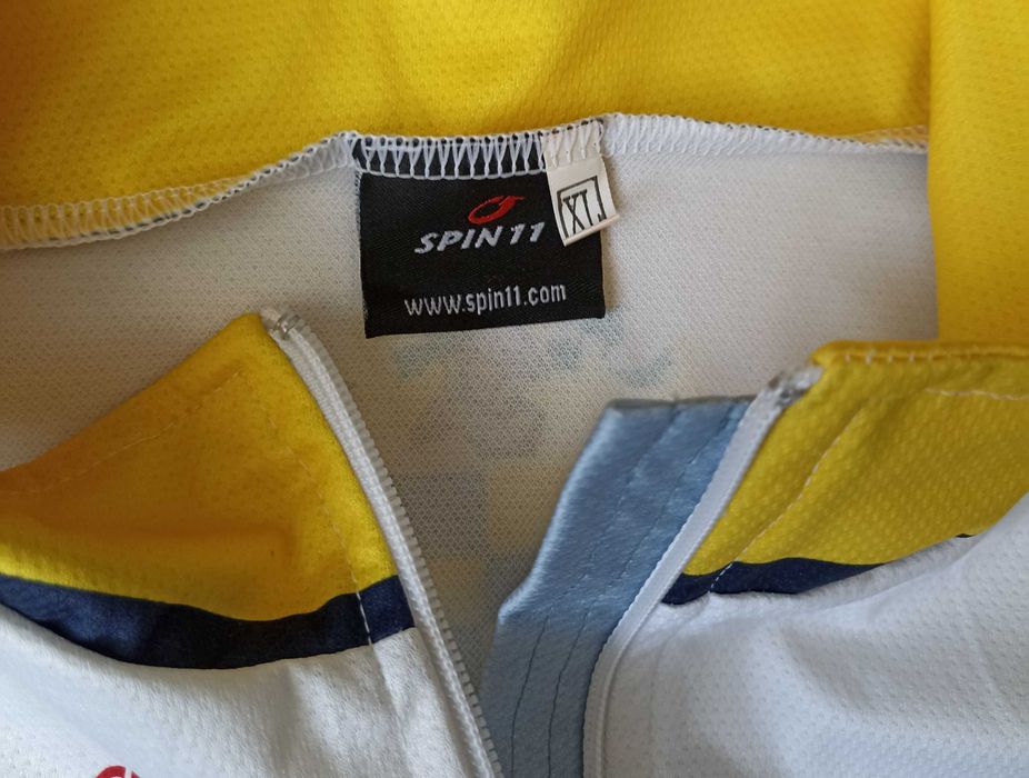 Spin 11 kamizelka na rower XL grubszy sztywniejszy szorstki materiał