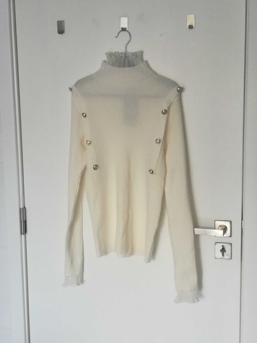 camisola com gola  (nova) - s/m