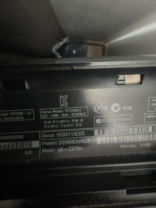 Laptop HP Pavilion g6