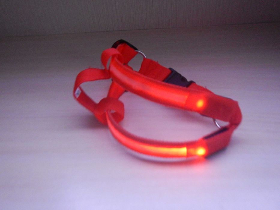 шлея зі світлодіодами р.М(44см)