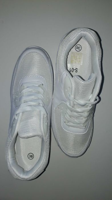 Buty sportowe,snikersy Białe rozm.38