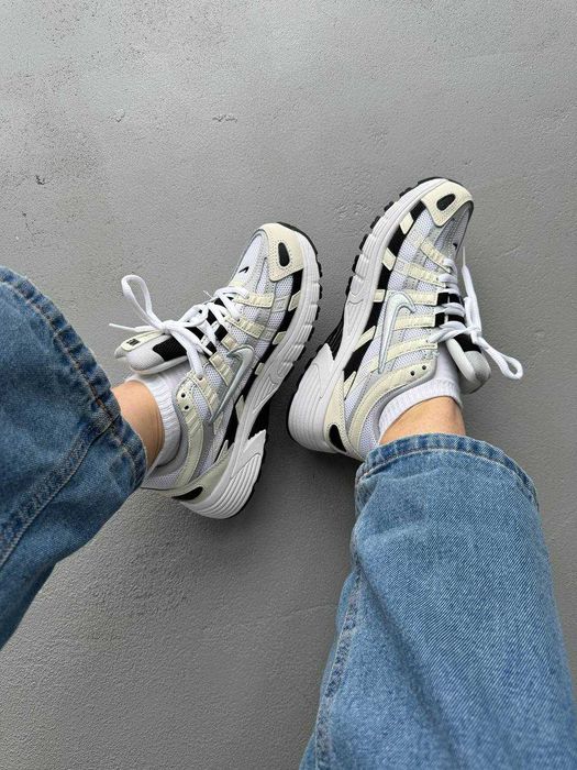 Мужские кроссовки Nike P-6000 White/Beige/Black. Размеры 40-45