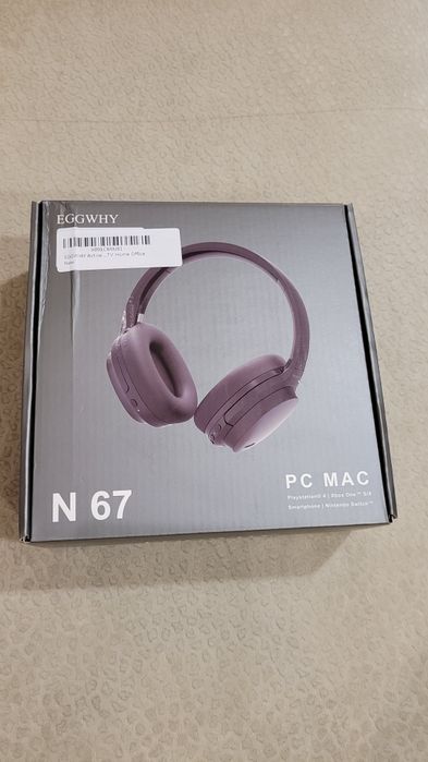 Słuchawki Bluetooth Eggwhy N67. Nowe.