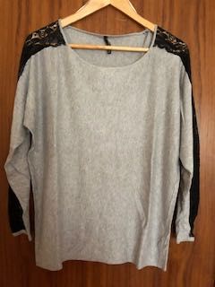 Camisola cinza stradivarius