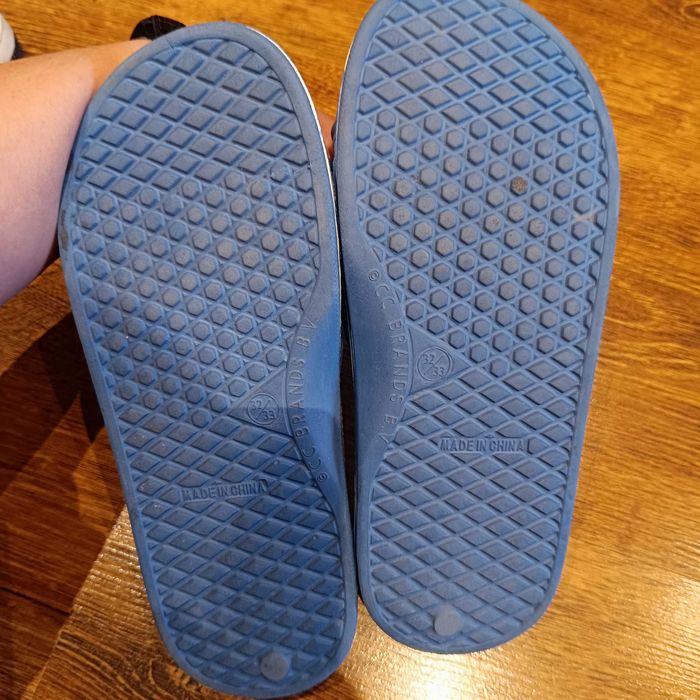 Klapki 32/33 niebieskie