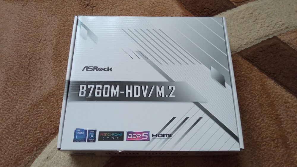 Материнська плата ASRock B760M - HDV/M.2, Socket 1700, DDR5