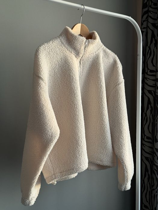 Bluza z misia z suwakiem u góry H&M rozmiar L nowa oversize