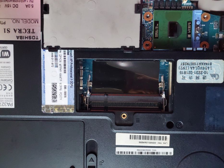 Laptop Toshiba Tecra S1 uszkodzony