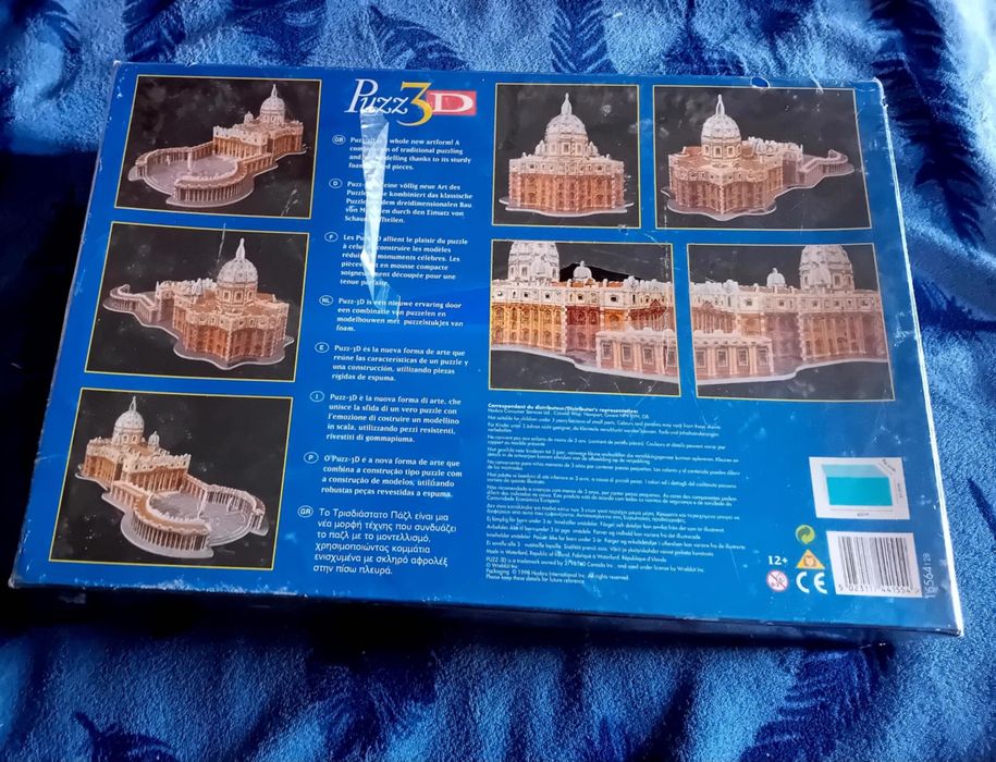 Vaticano praca de sao Pedro 3D puzzle novo