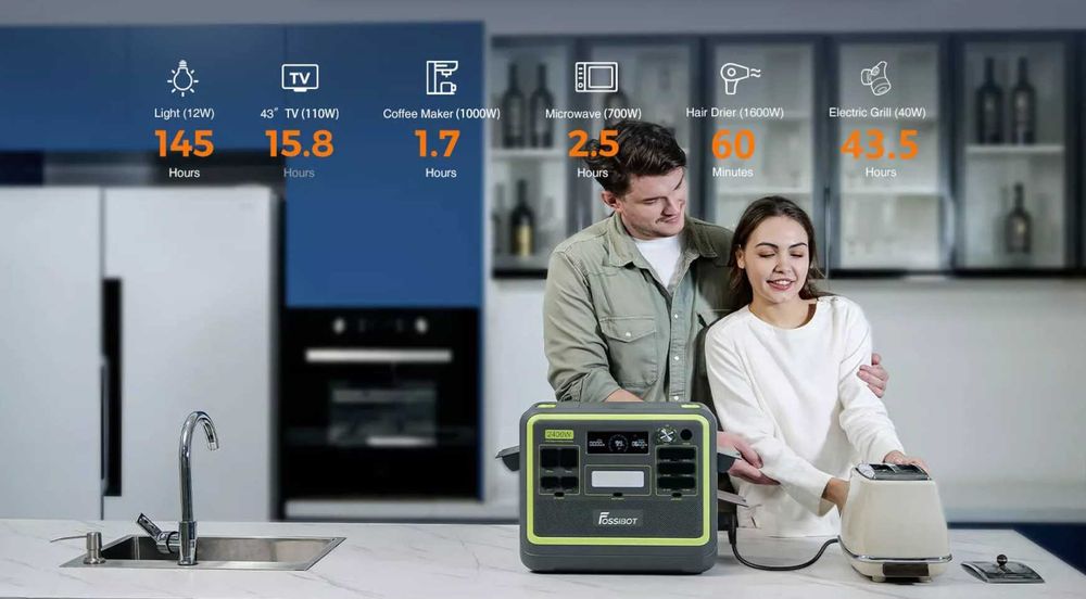 Зарядна станція портативна Fossibot F2400