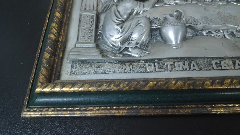 Última Ceia de Cristo em metal