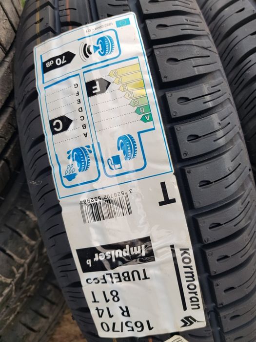 Nowe opony letnie 165/70/14 Kormoran, 2015 rok