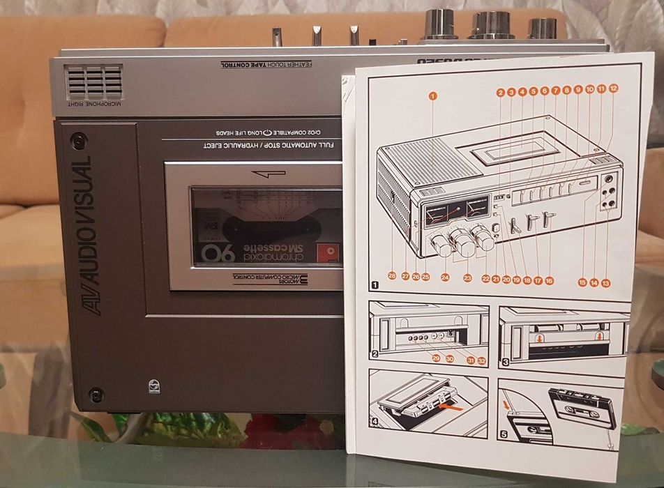 Кассетный магнитофон Philips D 6920 stereo made in Austria