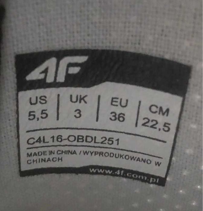 Damskie tenisówki firmy 4F
